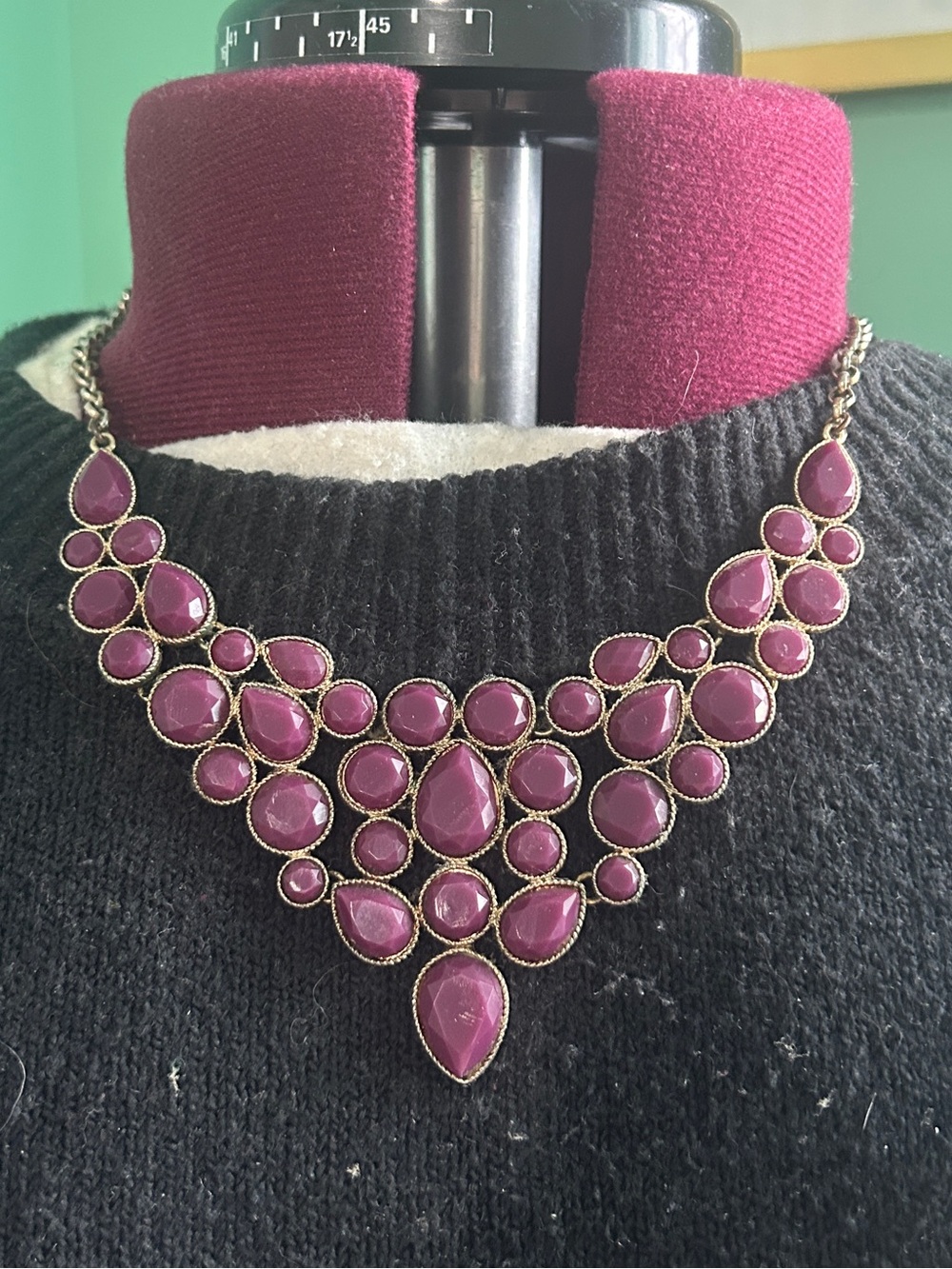Purple Statement Necklace